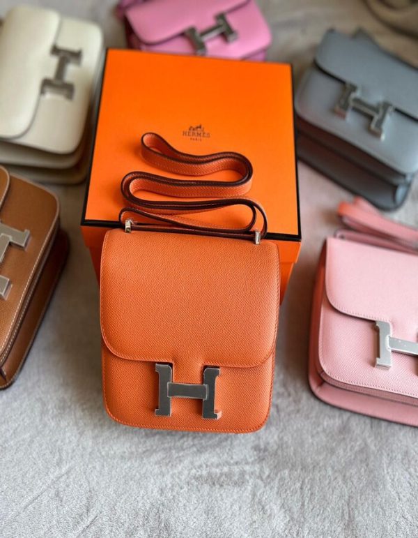 HERMES Epsom Constance Slim Wallet Craie | Chicly Hub