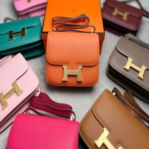 HERMES Epsom Constance Slim Wallet Craie | Chicly Hub