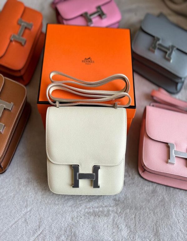 HERMES Epsom Constance Slim Wallet Craie | Chicly Hub