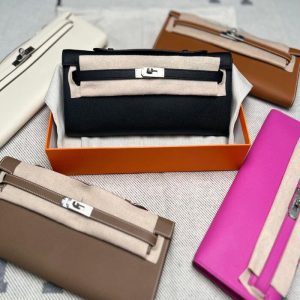 Hermes Kelly Cut Handmade leather Bag | Chicly Hub