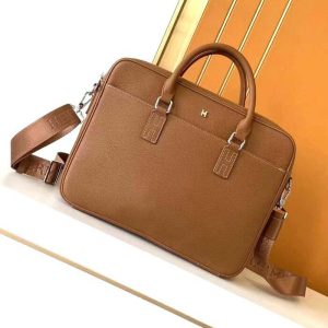 Hermes leather laptop bag for men | Chicly Hub