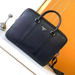 PRADA Briefcase Business Shoulder Bag | Chicly Hub