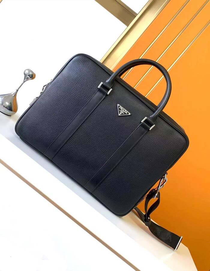 PRADA Briefcase Business Shoulder Bag | Chicly Hub