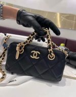 Chanel 23C gold coin small waste bag | Chicly Hub