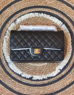 Chanel Black Caviar Quilted Classic Flap | Chicly Hub