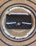 Chanel Black Caviar Quilted Classic Flap | Chicly Hub