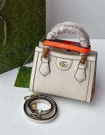 GUCCI DIANA MINI TOTE BAG bamboo handle | Chicly Hub