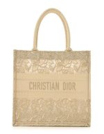 DIOR Transparent Metallic Embroidered Mesh Macrame | Chicly Hub