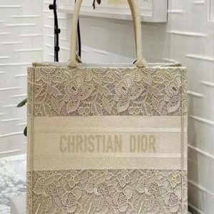 DIOR Transparent Metallic Embroidered Mesh Macrame | Chicly Hub