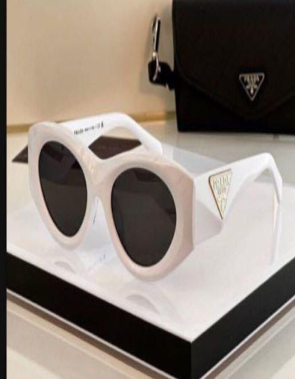 Prada Sunglasses with triangle logo | Chicly Hub