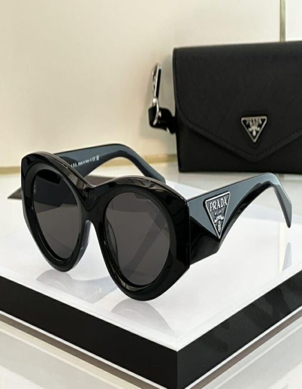 Prada Sunglasses with triangle logo | Chicly Hub