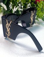 Saint Laurent Full Rim Cat Eye Sunglasses | Chicly Hub