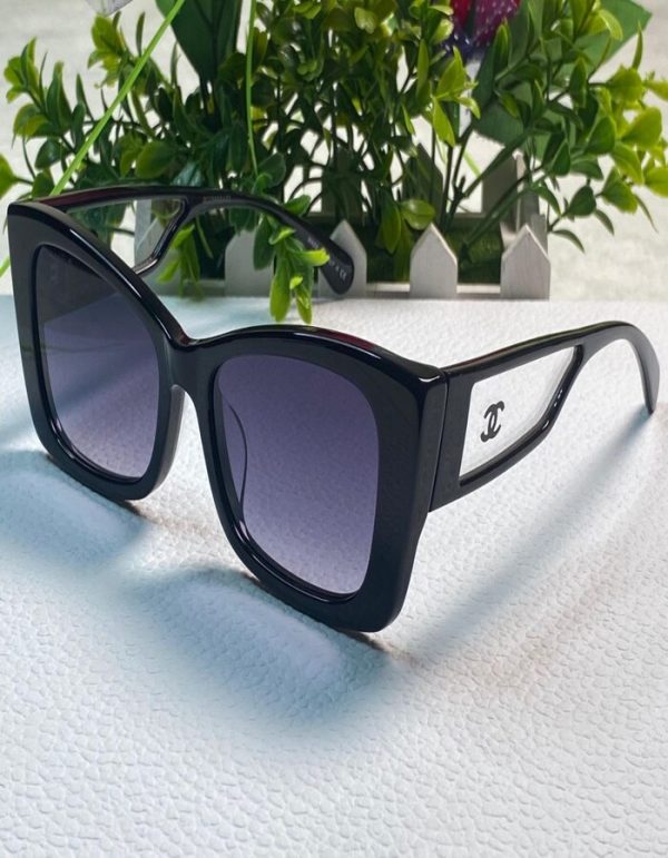 CHANEL BLACK ACETATE GRADIENT | Chicly Hub