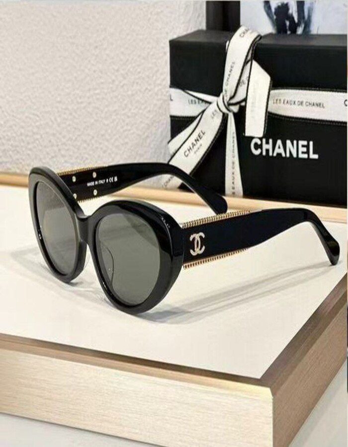 Chanel sunglasses, UV400 Style Oval Brand Name Eileen&Elisa | Chicly Hub