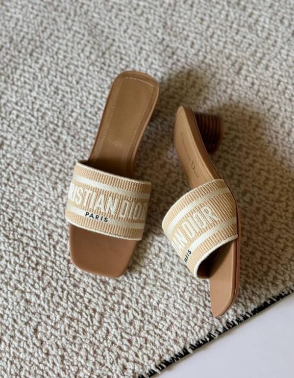 Christian Dior Sandals MULES WITH HEEL | Chicly Hub