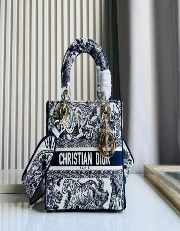 Christian Dior Paris Medium Lady D-Lite Bag | Chicly Hub