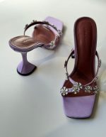 Crystal-Embellished Lily Sandals | Chicly Hub