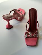 Crystal-Embellished Lily Sandals | Chicly Hub