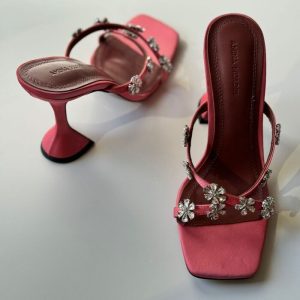 Crystal-Embellished Lily Sandals | Chicly Hub