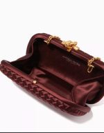 BOTTEGA VENETA Ayers-Trimmed Intrecciato Knot Clutch | Chicly Hub