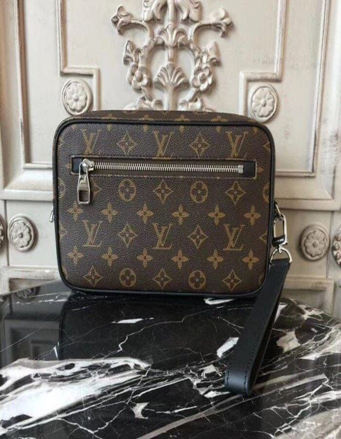 Louis Vuitton Monogram Macassar Canvas KASAI CLUTCH | Chicly Hub