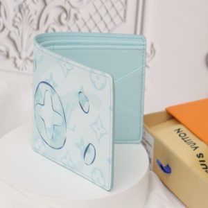 Louis Vuitton Crystal Blue Pocket Organizer | Chicly Hub