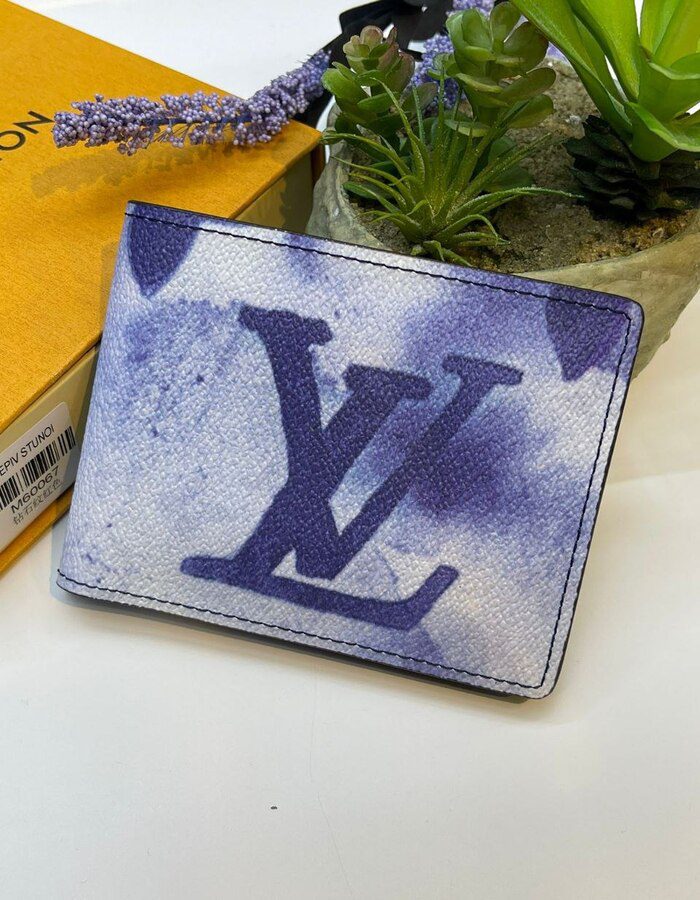 LOUIS VUITTON Monogram Watercolor Multiple Wallet | Chicly Hub