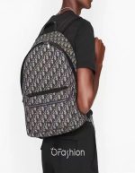 CHRISTIAN DIOR Oblique Calfskin Rider Backpack | Chicly Hub