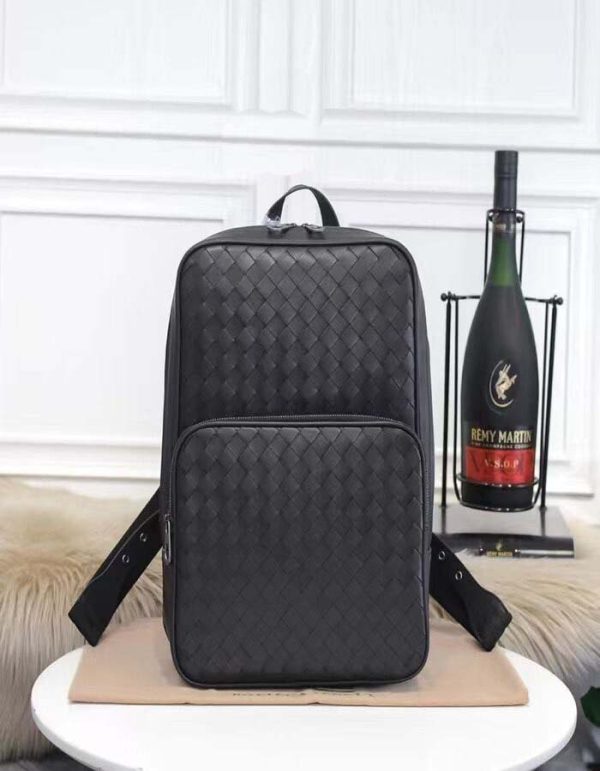 Leather Luxury Designer Knitting Business Backpack | Chicly Hub