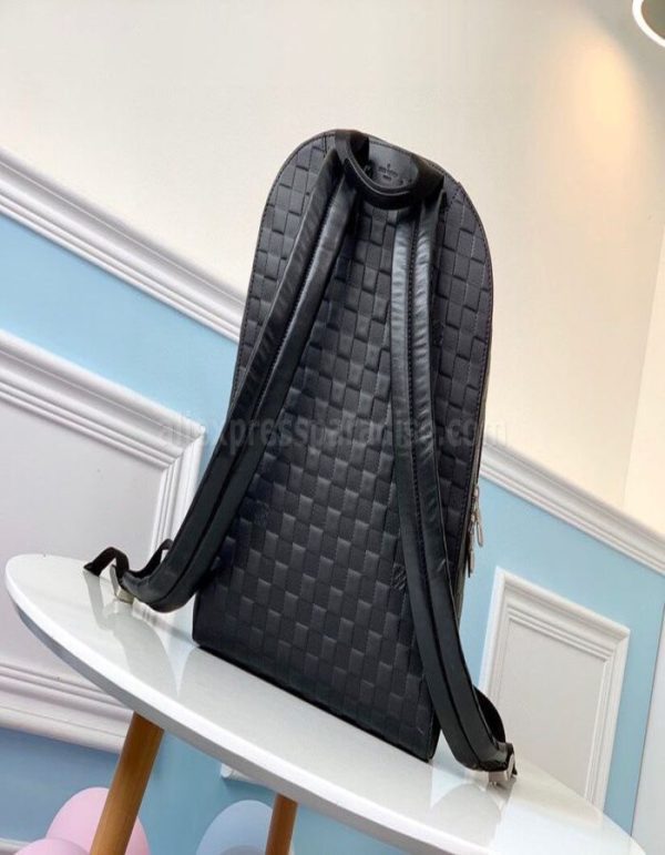 LV Campus Backpack Damier Infini Leather Checkerboard | Chicly Hub Meta description preview: