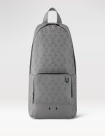 The Racer backpack emanates sporty-chic attitude in Monogram Shadow leather | Chicly Hub