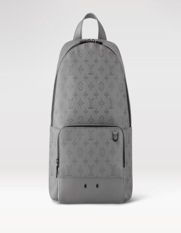 The Racer backpack emanates sporty-chic attitude in Monogram Shadow leather | Chicly Hub