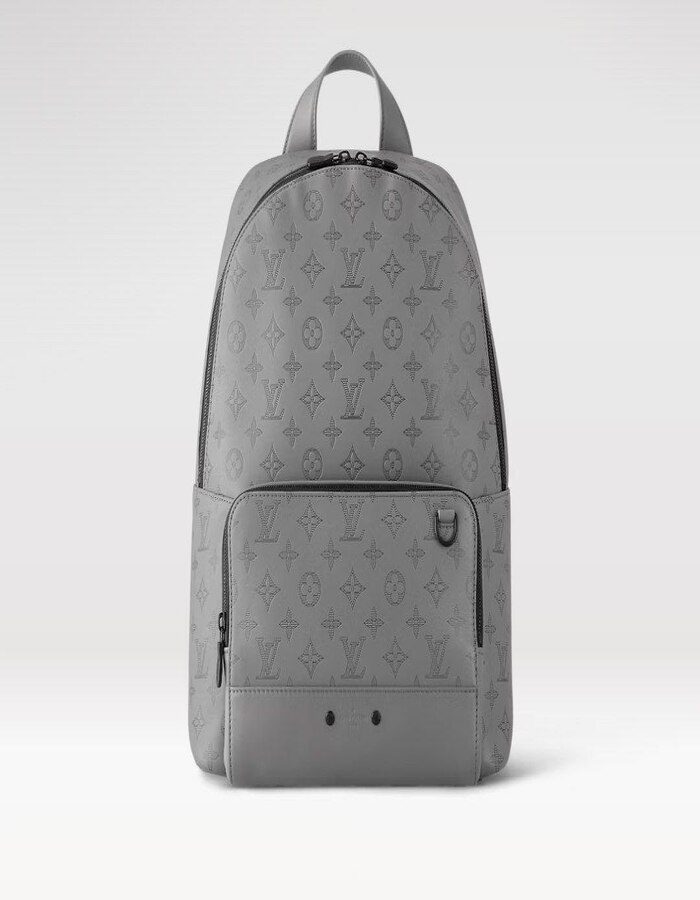 The Racer backpack emanates sporty-chic attitude in Monogram Shadow leather | Chicly Hub