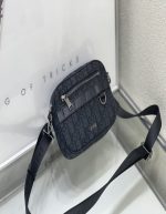 MINI SAFARI BAG WITH STRAP Black Dior | Chicly Hub