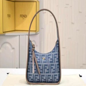 Fendi Mini Fendessence hobo bag with a compact | Chicly Hub