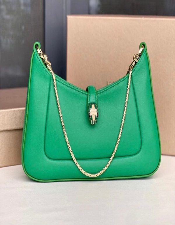 Bvlgari Leather Serpenti Baia Bag | Chicly Hub