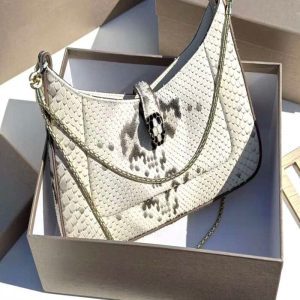 Bvlgari Leather Serpenti Baia Bag | Chicly Hub