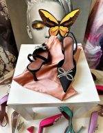 Amina Muaddi Rosie Crystal Bow Halter Pumps | Chicly Hub