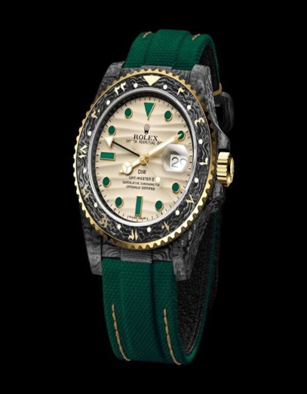 DiW Rolex Oasis Carbon Submariner Unique design and style | Chicly Hub