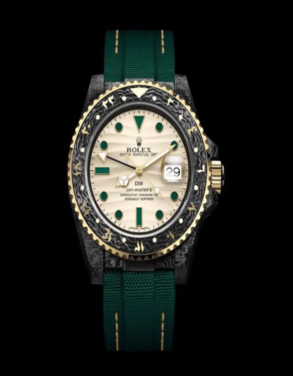 DiW Rolex Oasis Carbon Submariner Unique design and style | Chicly Hub