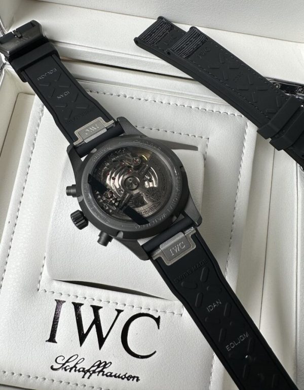 IWC Pilots Black/Rubber Ø41 mm | Chicly Hub