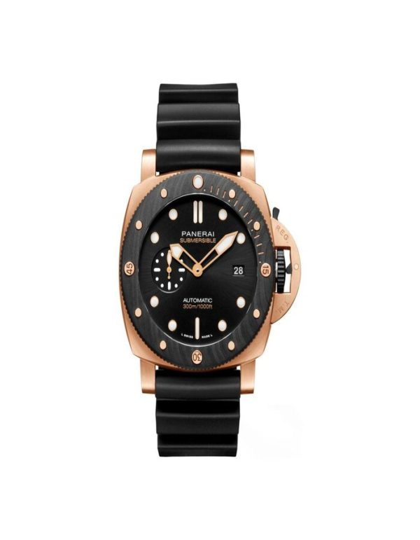 Panerai Submersible QuarantaQuattro Goldtech Orocarbo watch | Chicly Hub