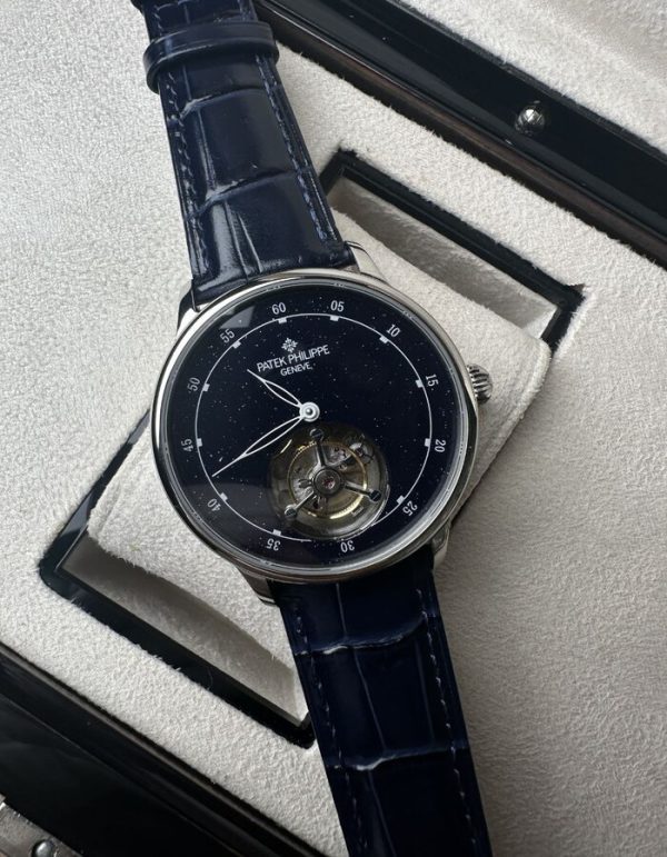 Patek Philippe - Sky Moon 43mm SS/LE Blue Dial RMSF Tourb | Chicly Hub