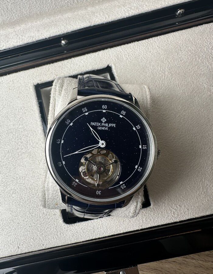 Patek Philippe - Sky Moon 43mm SS/LE Blue Dial RMSF Tourb | Chicly Hub