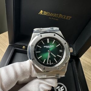 Seiko Royal Oak Mod Green Dial Stainless Steel | Chicly Hub