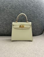 Hermes Kelly 20 Togo Creme 20 cm | Chicly Hub