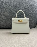 Hermes Kelly 20 Togo Creme 20 cm | Chicly Hub