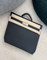 Hermes Gold Kelly Depeches 36 Evercolor Bag | Chicly Hub