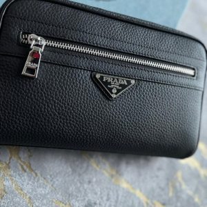 PRADA Saffiano Belt Bag Black | Chicly Hub