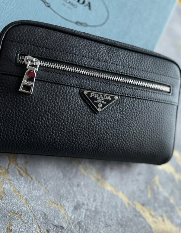 PRADA Saffiano Belt Bag Black | Chicly Hub